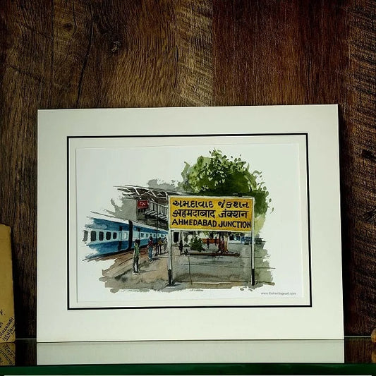 Ahmedabad Junction Art Print