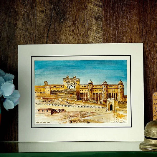 Amer Fort Art Print