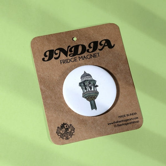 The Traditional Ahmedabad Chabutaro Fridge Magnet