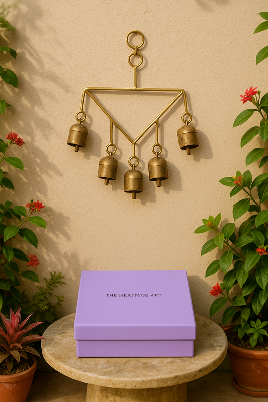 Copper Windchime with Bells