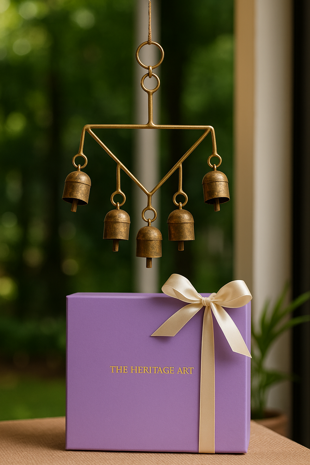 Copper Windchime with Bells
