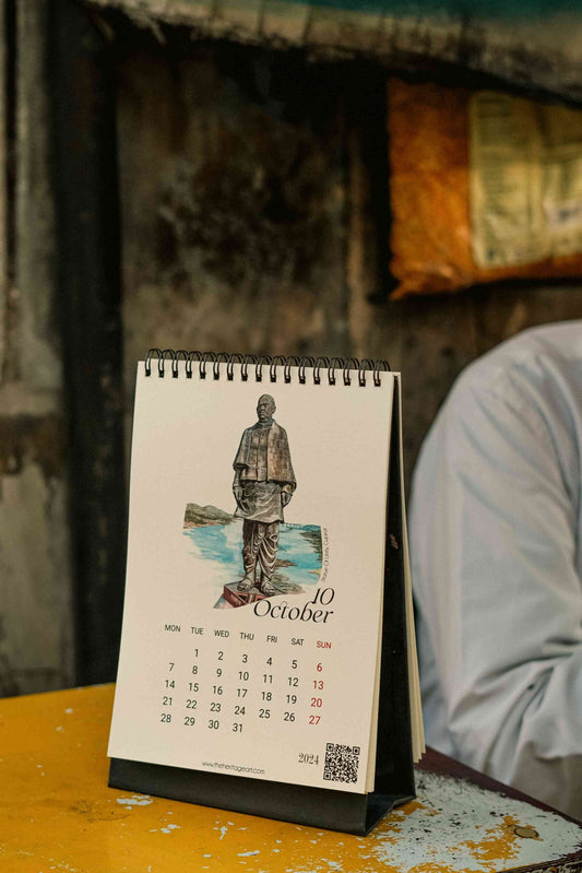 Wonders of India Desk Calendar 2024