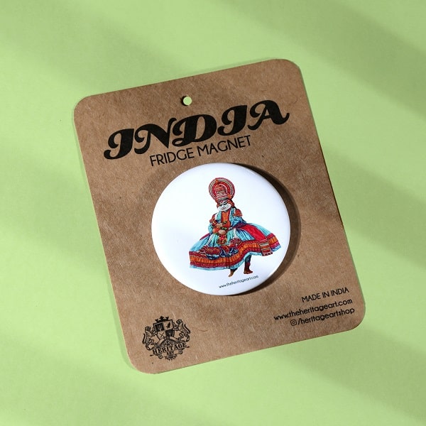 The Classical Kathakali Fridge Magnet