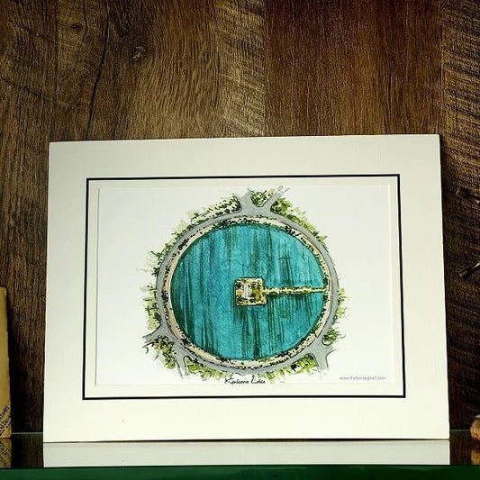 Kankaria Lake Art Print