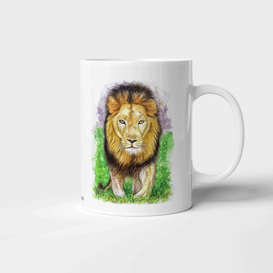 The Mighty Gir Lion Coffee Mug