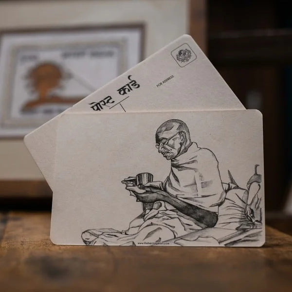 Ode to Mahatma Postcards Set of 4