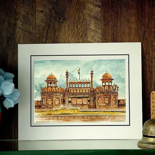 Red Fort Art Print