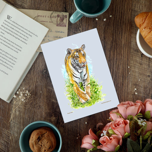 The Royal Bengal Tiger Art Print