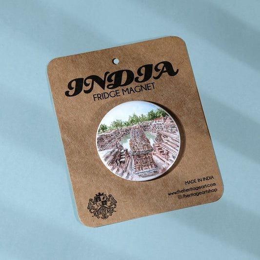 Sun Temple Modhera Fridge Magnet
