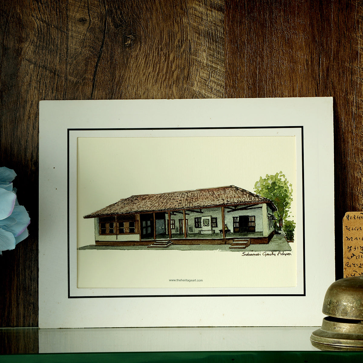 Gandhi Ashram Art Print