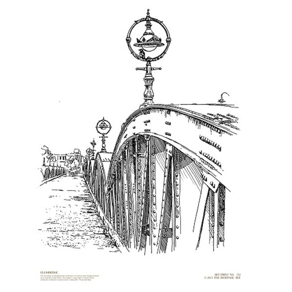 Ellisbridge Handmade Art Print - A3, No Frame