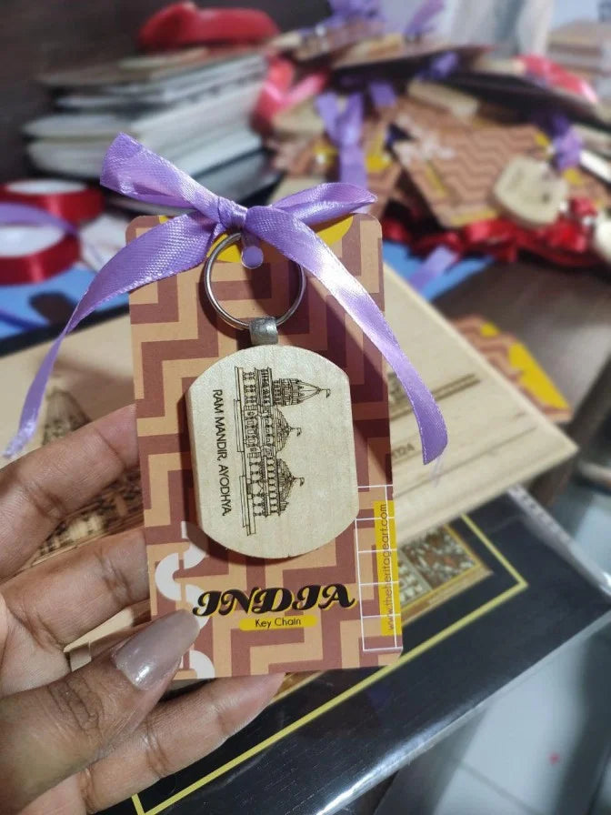 Ram Mandir Keychain