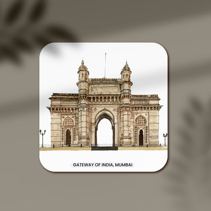 Gateway Of India Wooden Coaster