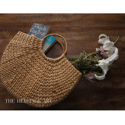 Classic Mocha Natural Tote