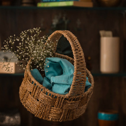 Flower Girl Wicker Basket