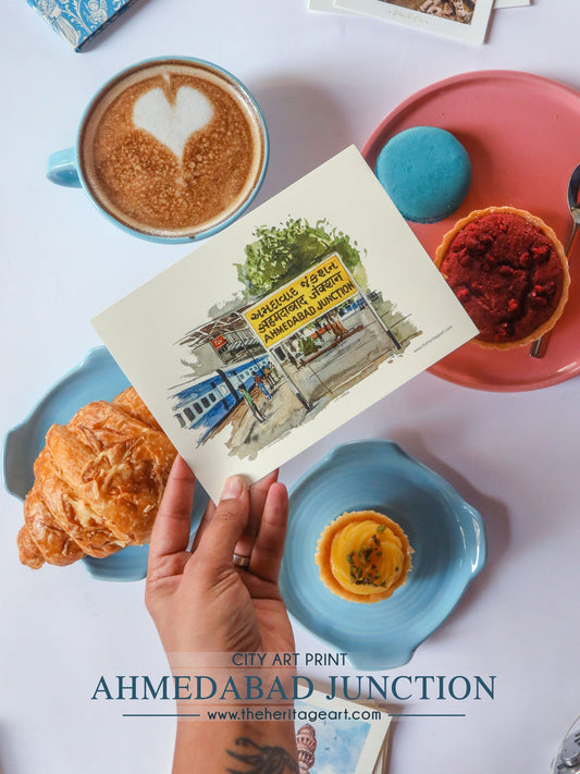 Ahmedabad Junction Art Print