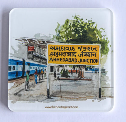 Ahmedabad Junction Acrylic Coaster