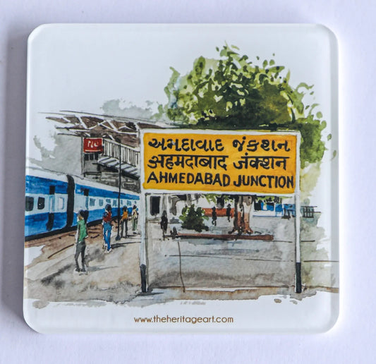 Ahmedabad Junction Acrylic Coaster