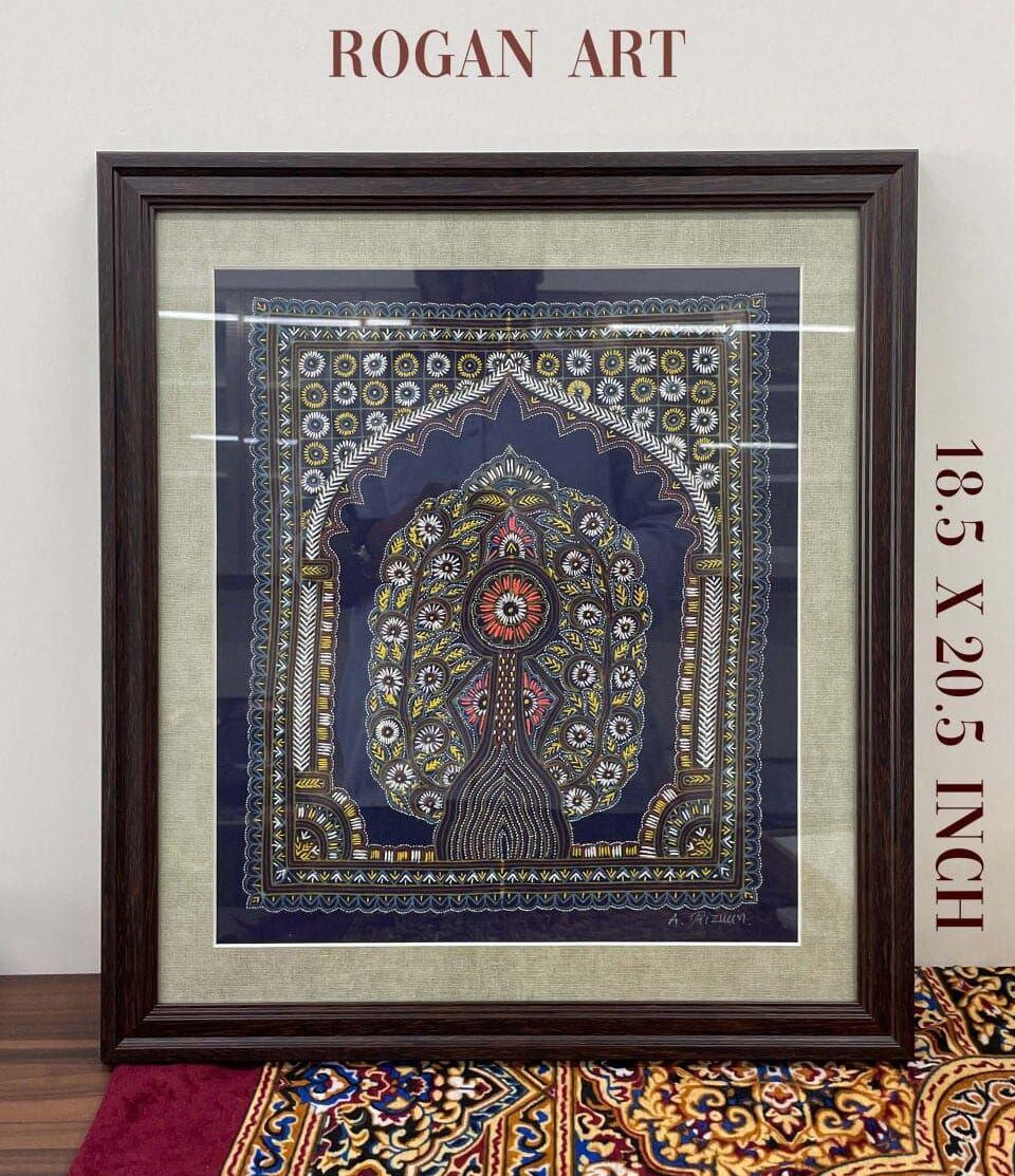 Artist Hanis Rogan Rogan Art Mementos from Gujarat – The Heritage Art