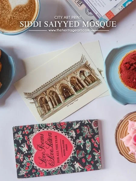 Sidi Saiyyed Mosque Art Print