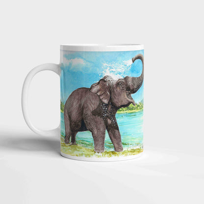The Mirthful Wayanad Elephant Mug