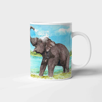 The Mirthful Wayanad Elephant Mug