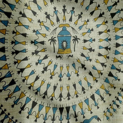 Saura Tribal Artwork on Bhagalpuri Silk – The Pride of Odisha