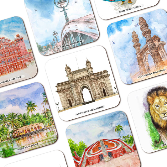 Gateway Of India Wooden Coaster