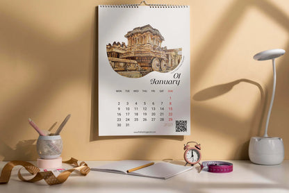 Wonders of India Wall Calendar 2024