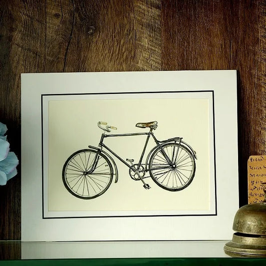 Retro Indian Cycle Art Print