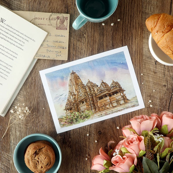 Khajuraho Temple Art Print