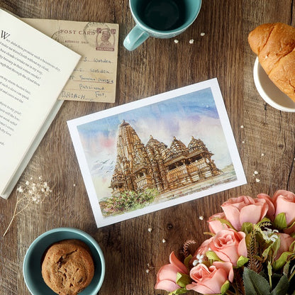 Khajuraho Temple Art Print