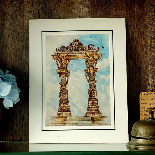 Vadnagar Kirti Toran Art Print