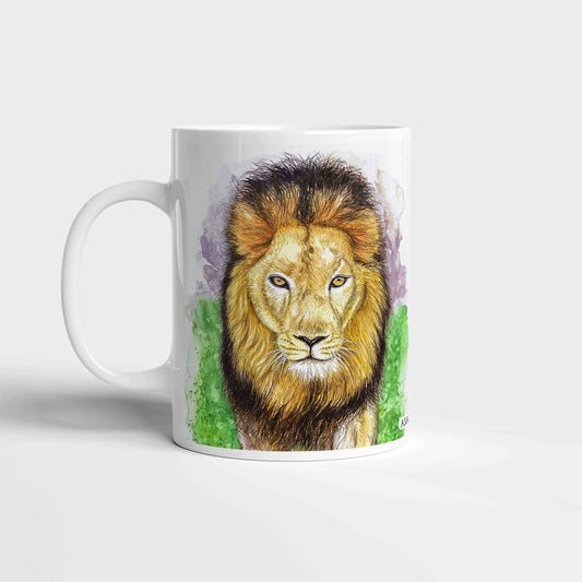 The Mighty Gir Lion Coffee Mug