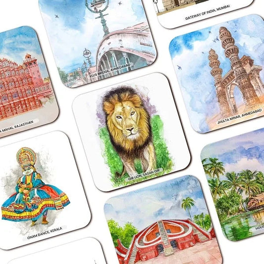 The King of Gir - Asiatic Lion Coaster