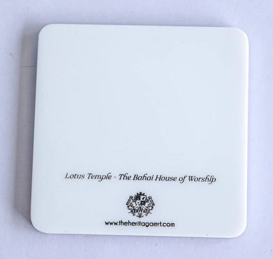 Lotus Temple, Delhi Acrylic Coaster