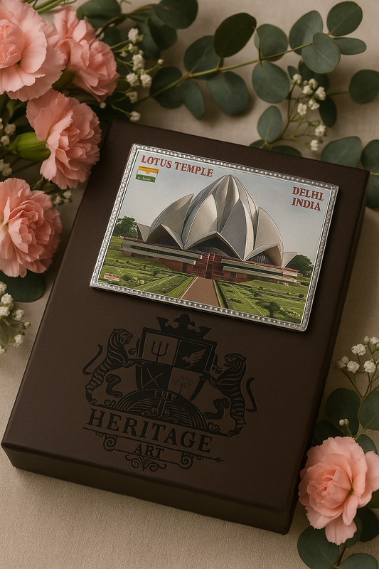 Lotus Temple Travel Magnet