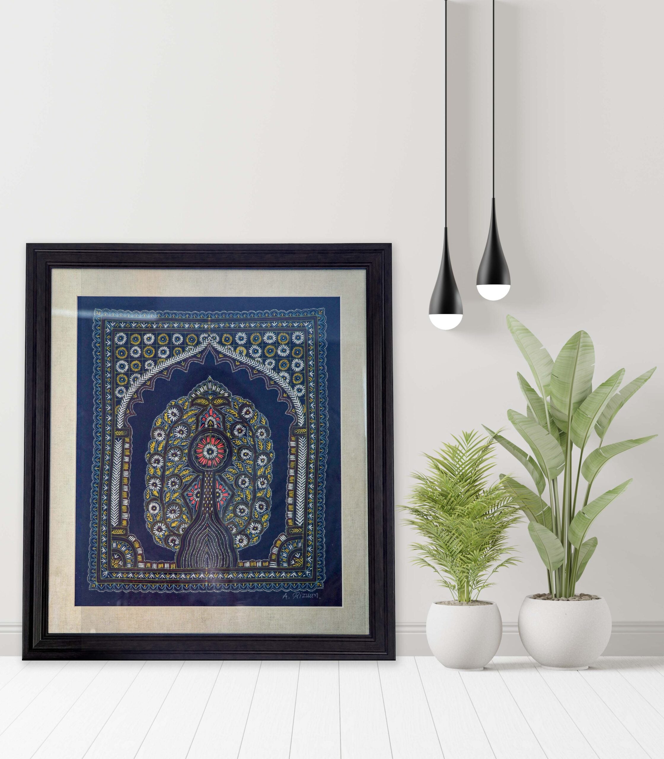 Artist Hanis Rogan ODOP Rogan Art - An Art Tale from Gujarat – The Heritage Art