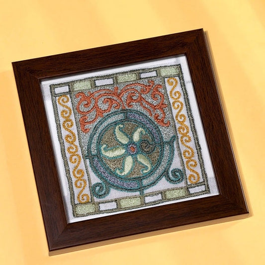 Ahmedabad Motif Embroidery Coaster #2
