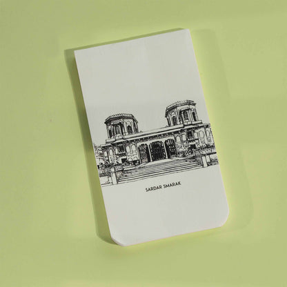 Sardar Smarak White Notepad