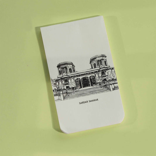 Sardar Smarak White Notepad