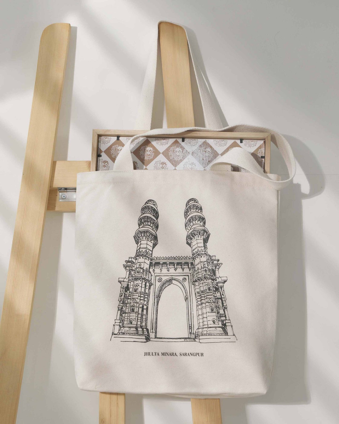 Jhulta Minara Tote Bag