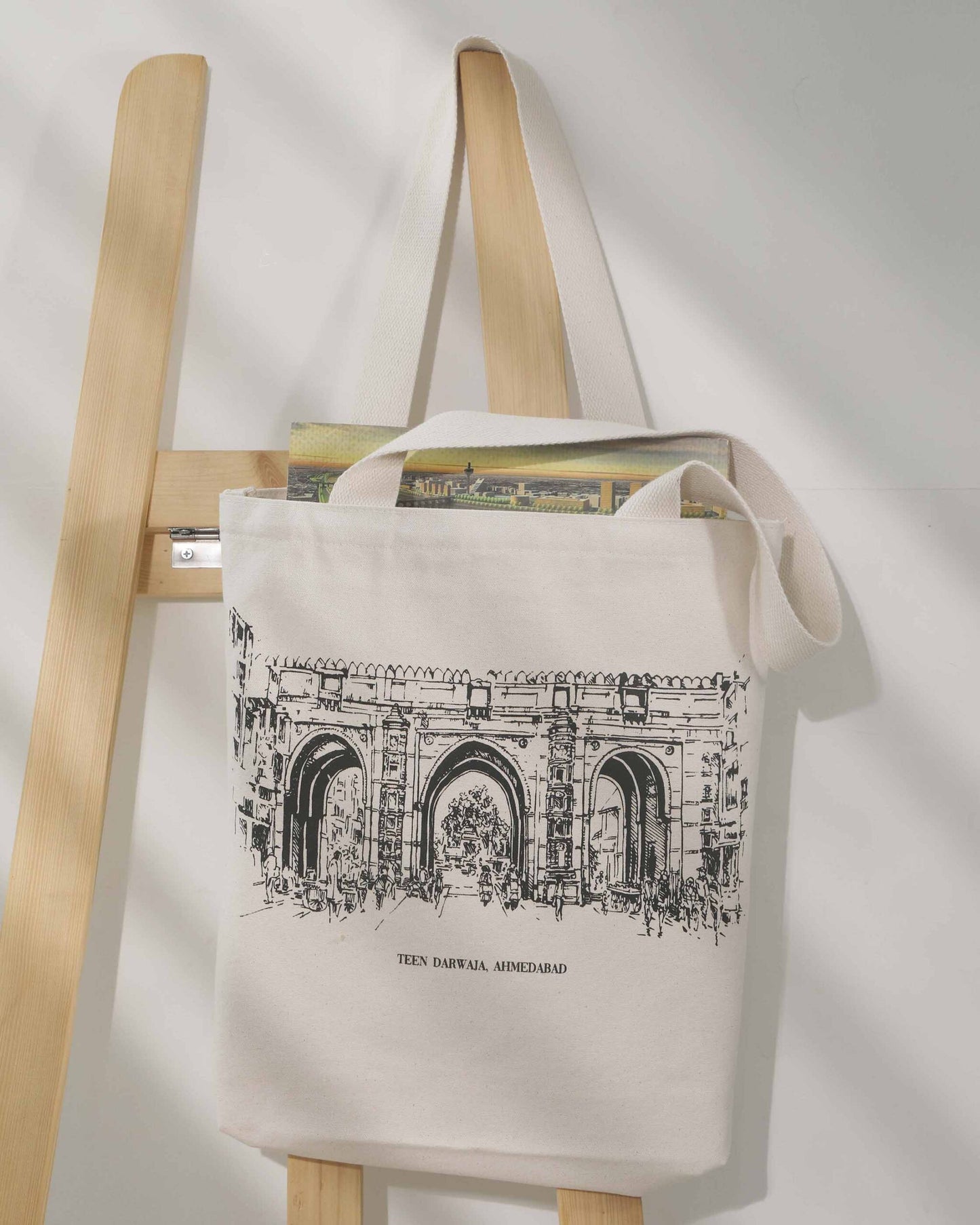 Teen Darwaza Tote Bag
