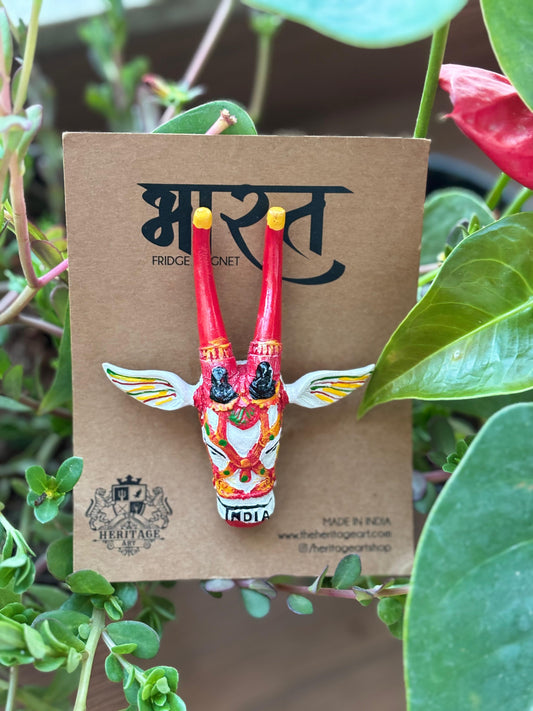 "Mystic Bull" Fridge Magnet