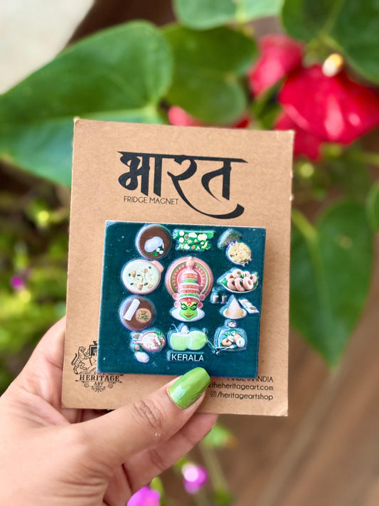 Tiny Kerala Delight Fridge Magnet