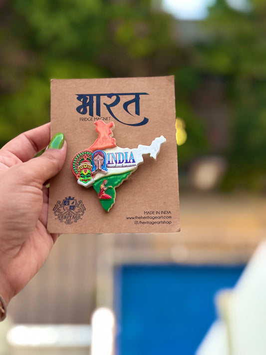 India X Kerala Fridge Magnet