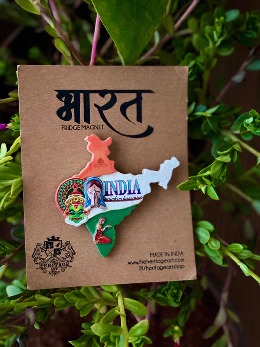 India X Kerala Fridge Magnet