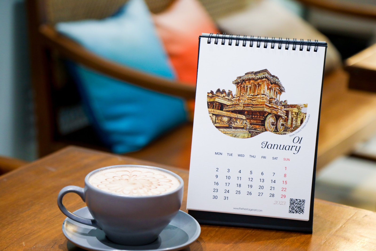 Wonders of India Desk Calendar 2023 The Heritage Art